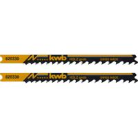 kwb 620330 Decoupeerzaagbladen, houtbewerking, HCS, universele schacht, 2 x grof 2 stuk(s) - thumbnail