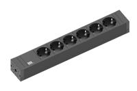 Bachmann 420.0018 Stekkerdoos Zwart Randaarde stekker 1 stuk(s) - thumbnail