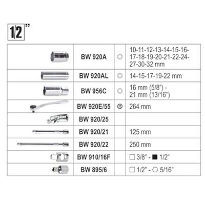 Beta 2046E/C116 | Dopsleutelset | 1/4- 1/2 Inch | 116-Delig - 020466116 Beta 2046E/C116 | Dopsleutelset | 1/4- 1/2 Inch | 116-Delig - 020466116