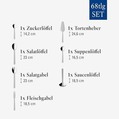 Villeroy & Boch Louis Bestekcassette 68-delig - thumbnail
