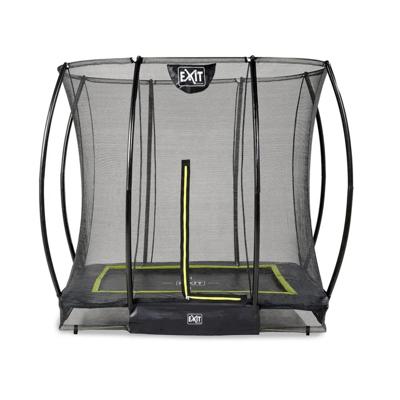 Exit Silhouette InGround trampoline met net - 214 x 153 cm - Zwart
