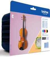 Brother inktcartridge, 1.200 pagina's, OEM LC-127XLVALBP, 4 kleuren - thumbnail