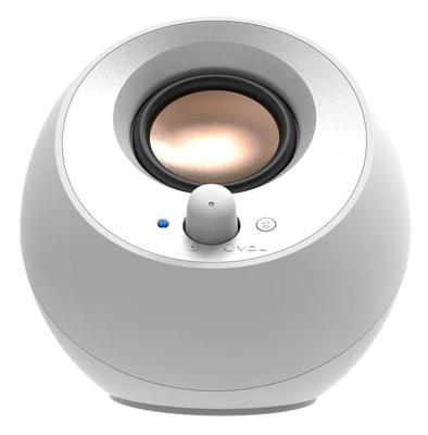 Creative Pebble V3, 2.0 2.0 PC-luidsprekers Kabelgebonden, Bluetooth 8 W Wit