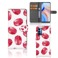 OPPO Reno 4 Pro 5G | Book Cover | Pink Macarons - thumbnail