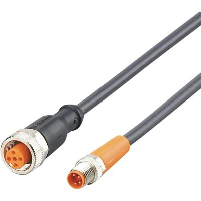 ifm Electronic EVC680 Verbindingskabel Aantal polen (sensoren): 4, 5 Stekker, recht, Bus, recht 0.3 m 1 stuk(s)
