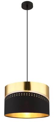 Globo HanglampOr zwart met goud - 54046H