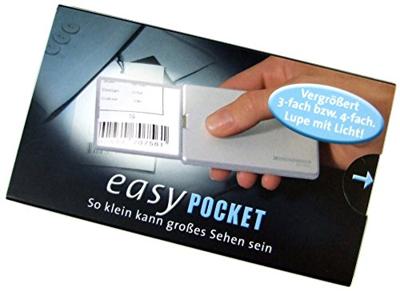 Eschenbach 152111 Easy Pocket Vergrootglas Met LED-verlichting Vergrotingsfactor: 3 x Zilver - thumbnail