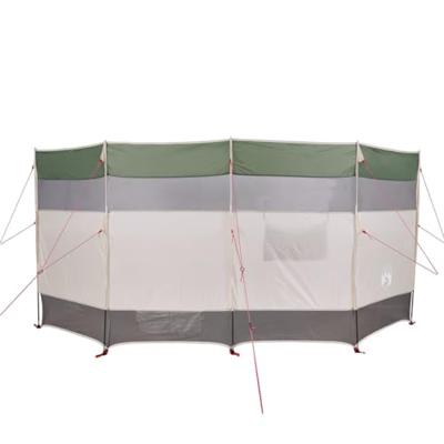 VidaXL Windscherm camping waterdicht 366x152x152 cm groen VidaXL Windscherm camping waterdicht 366x152x152 cm groen