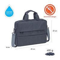 Laptoptas Rivacase 7522 Grijs - thumbnail