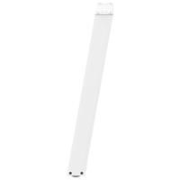 Console tafelpoten 2 st U-vormig 28x(72-73) cm staal wit - thumbnail