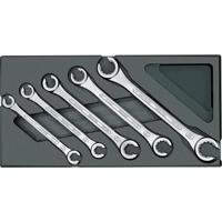 Gedore 1731157 1500 ES-400 Dubbele ringsleutelset 5-delig Sleutelbreedte (metrisch) 8 - 19 mm - thumbnail