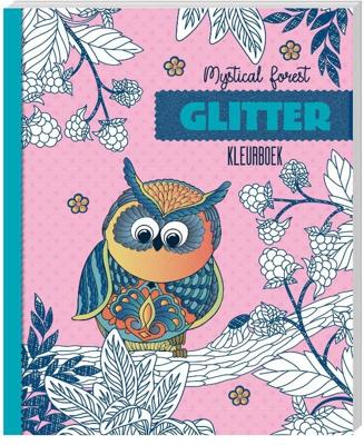 Mystical Forest glitter kleurboek 60blz