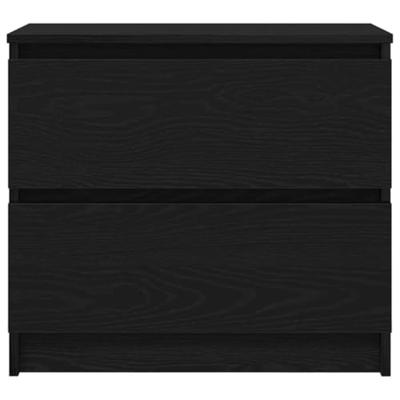 Tv-meubel 60x35x54 cm bewerkt hout zwart Tv-meubel 60x35x54 cm bewerkt hout zwart