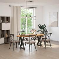 Bedframe zonder matras massief grenenhout wasbruin 90x200 cm - thumbnail