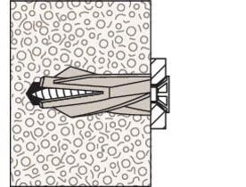Fischer 050493 GB 14 Gasbetondeuvel 75 mm 14 mm 10 stuk(s) Fischer 050493 GB 14 Gasbetondeuvel 75 mm 14 mm 10 stuk(s)