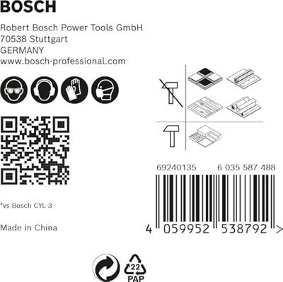 Bosch Accessories EXPERT MultiConstruction HEX-9 2608900586 Multifunctionele boorset 5-delig 5.5 mm, 6 mm, 6 mm, 7 mm, 8 mm Zeskant schacht 5 stuk(s)