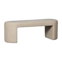 WOOOD Halbank 'Jacob' Chenille, kleur Naturel - thumbnail