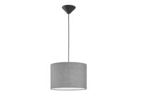 Fischer & Honsel HanglampVigo grijze kap - 60807 - thumbnail