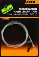 Fox Fluorocarbon Fused Leader Kwik Change size 10 - thumbnail