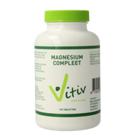 Vitiv Magnesium compleet met taurine 100 Tabletten - thumbnail