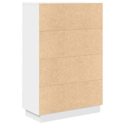 Bureau met plank Wit 71,5 x 31,5 x 106,5 cm Bewerkt hout