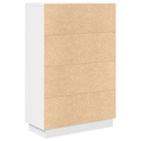 Bureau met plank Wit 71,5 x 31,5 x 106,5 cm Bewerkt hout - thumbnail