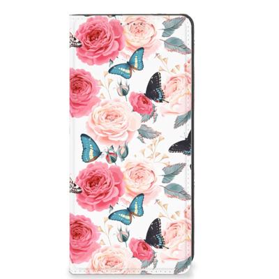 OPPO A78 | A58 5G Smart Cover Butterfly Roses OPPO A78 | A58 5G Smart Cover Butterfly Roses