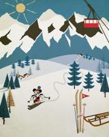 Komar Into Adventure Fotobehang Disney - Mickey Mouse - Alpine - IADX4-039 - thumbnail