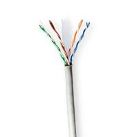 Netwerk Kabel Rol | CAT6 | Stranded | U/UTP | CCA | 100.0 m | Binnenshuis | Rond | PVC | Grijs - thumbnail