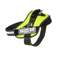 Julius K9 Blindengeleidehond tuig - Neon groen - Maat 3 - thumbnail