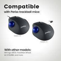 Perixx PERIPRO-303GB Switch-Trackball Draadloos Blauw Met trackball - thumbnail