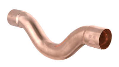 Kirchhoff Koperen crossover, blank, 18 mm, 2 sockets (5085) - 989253055