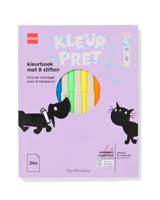 HEMA Takkie en Siepie kleurboek met 8 stiften - thumbnail