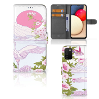 Samsung Galaxy A03s | Telefoonhoesje | Met pasjeshouder | Bird Standing - thumbnail