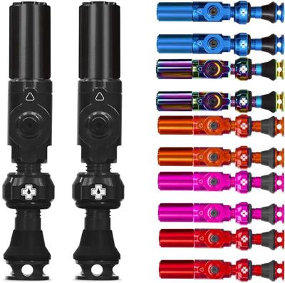Muc-Off tubeless ventiel big bore hybrid small black auto/schräder ventiel 30mm