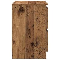 Tv-meubel 40x35x54 cm spaanplaat oud hout - thumbnail