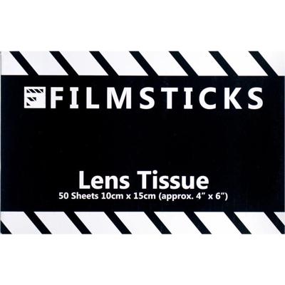 Filmsticks Lens Tissue Disposable pack of 50 sheets FLENSTISSUE50