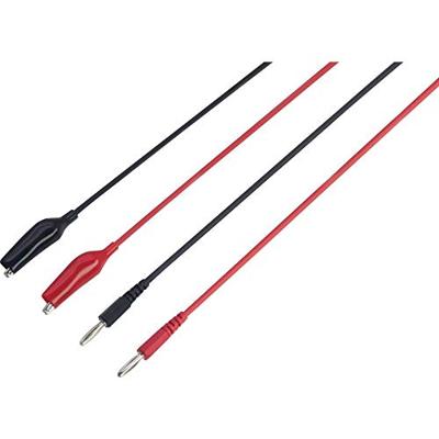 VOLTCRAFT MSL-100 Meetsnoer Stekker 4 mm 1.00 m Zwart, Rood 1 stuk(s) VOLTCRAFT MSL-100 Meetsnoer Stekker 4 mm 1.00 m Zwart, Rood 1 stuk(s)