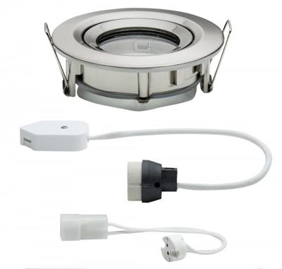 Paulmann Nova Inbouwlamp voor badkamer Halogeen GU10, GU5.3 35 W IP65 Wit (mat) Paulmann Nova Inbouwlamp voor badkamer Halogeen GU10, GU5.3 35 W IP65 Wit (mat)