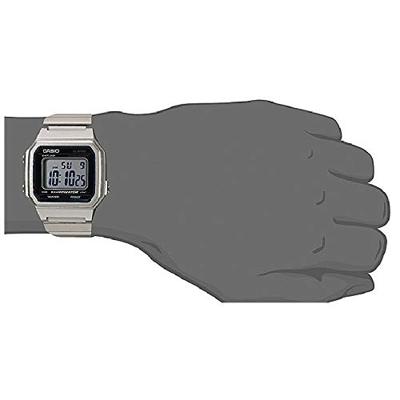 Unisex horloge Casio B650WD-1AEF Zwart Zilverkleurig (Ø 41 mm)