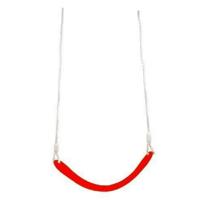 Playfun kunststof schommelzitje rood 67 x 14 cm - thumbnail