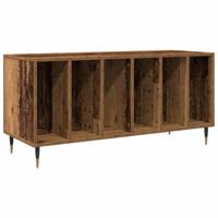 Platenkast met plank Oud hout 100 x 38 x 48 cm Bewerkt hout - thumbnail