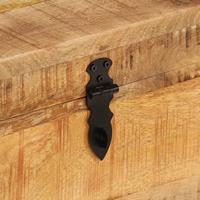 Opbergbox 39x28x31 cm massief mangohout - thumbnail