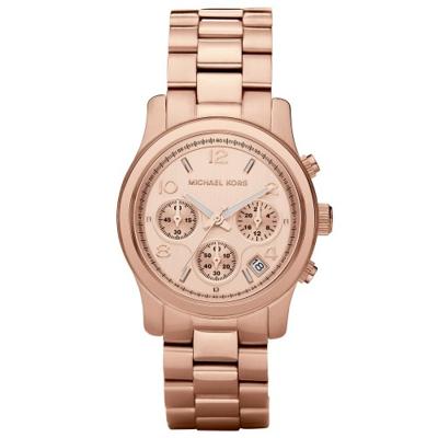 Michael Kors Runway 38 mm rose goud | MK5128 Michael Kors Runway 38 mm rose goud | MK5128