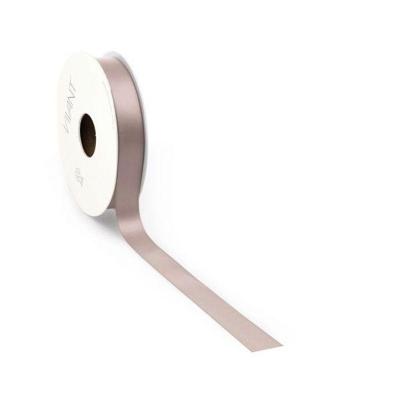 Satijnlint PREMIUM Double face 16mm x 25 meter nude / eggshell