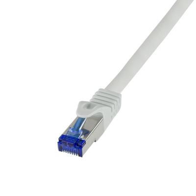 LogiLink C6A012S RJ45 Netwerkkabel, patchkabel CAT 6A S/FTP 0.25 m Grijs 1 stuk(s)