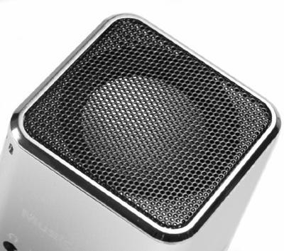 Mini-luidspreker Technaxx MusicMan Mini AUX, SD, USB Zilver