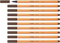 Fineliner stabilo point 88/65 f amber | 10 stuks - thumbnail