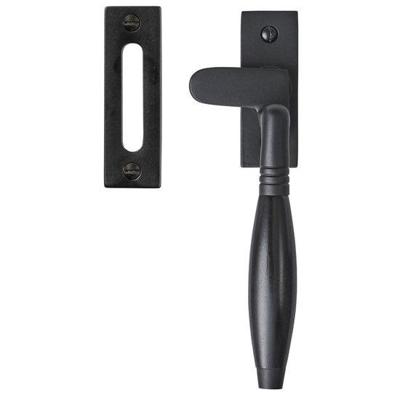 De Oude Deurklink Raamsluiting Klassiek mat zwart rechts