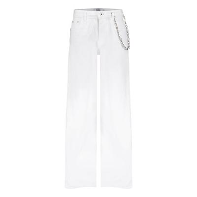 Frankie & Liberty Zomer jeans broek - wide leg meisjes - wit - Attitude